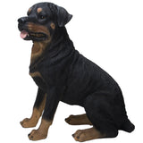 PACIFIC GIFTWARE Realistic Large Rottweiler Dog Resin Figurine Statue