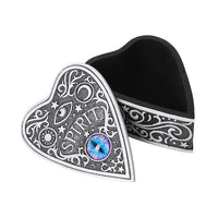 PACIFIC GIFTWARE Mystical Spirit Ouija Eye Planchette Heart Shaped Trinket Box Home Decor Accent