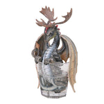 Pacific Giftware Liquor Vodka Winged Dragon in Cup Resin Figurine By Stanley Morrison