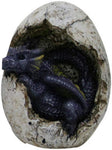PACIFIC GIFTWARE 4.75 Inch Purple Dragon Hatchling in Egg Casing Statue Figurine