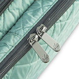 KIOTA Pro Nail Artist Storage Bag, Manicure Storage Bag, Soft Sided Beauty Organizer Cosmetic Bag with Pockets, Shoulder Strap, Pink