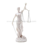 PACIFIC GIFTWARE Desktop Lady Justice Marble Finish Statue Justicia Law Scale