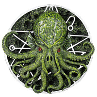 PACIFIC GIFTWARE Cthulhu Round Wall Plaque Designed by Oberon Zell 5.75 Inches Dia"