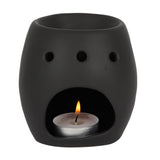 Pacific Giftware White Skull Aromatherapy Oil Burner Wax Warmer Tealight Holder