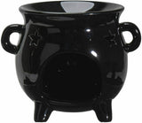 PACIFIC GIFTWARE Witch's Cauldron Tealight Candle Holder Oil Burner Diffuser with cut-out star