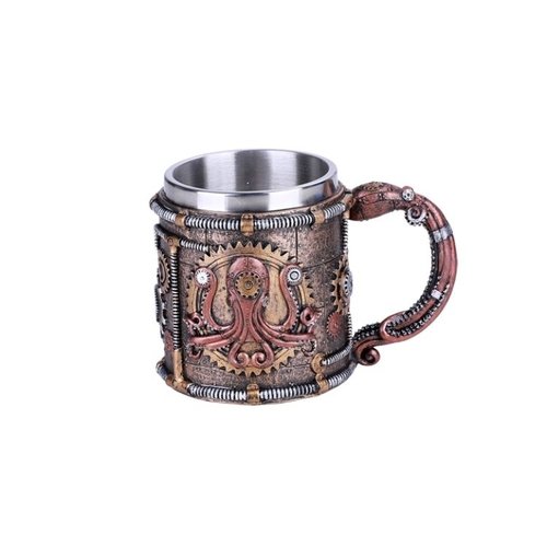 PACIFIC GIFTWARE Steampunk Kraken Geared Octopus Coffee Mug