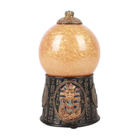 PACIFIC GIFTWARE Egyptian Pharaoh King Tut Sound Activated Sand Storm Water Globe, 7 1/4 Inch Tall Resin Home Decor