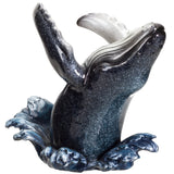 PACIFIC GIFTWARE Pacific Gray Whale Sea Dweller Wine Holder Resin Figurine Statue