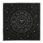 BOTEGA EXCLUSIVE 27" Star Sign Altar Cloth Black Negative Space Tapestry Wall Decor