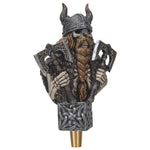 PACIFIC GIFTWARE Skull of Viking Valhalla Viking Warrior Sculpture Beer Tap Handle
