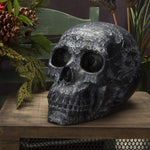 SUMMIT COLLECTION Black Ouija Skull Spirit Paranormal Black Magic Halloween Decorative Sculpture Collectible 8 inch L
