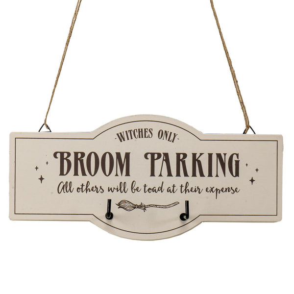 BROOM PARKING SIGN