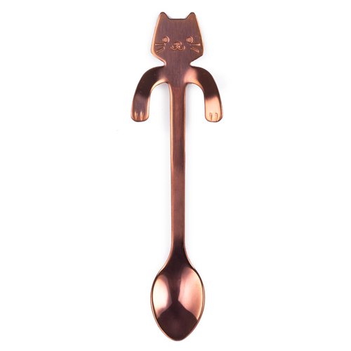 JAPAN COLLECTION Rose Gold 4.5 inches Long Handle Mixing Stirring Tea Spoon