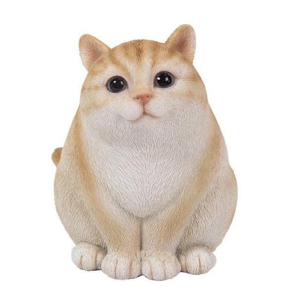 Adorable Cute Fatty Cat Kitten Pet Collectible Figurine