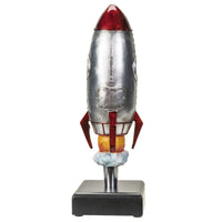 BOTEGA EXCLUSIVE Space Ship Rocket Ship Resin Beer Tap Pull Sculpture Figurine Beer Tap Handle Sports Bar