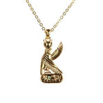 MYSTICA JEWELRY COLLECTION Egyptian Horus Golden Pewter Necklace Jewelry