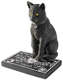 PACIFIC GIFTWARE Black Cat with Spirit Board Ouija Figurine Statue Home Decor