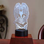 PACIFIC GIFTWARE LED Light 3D Goat Winged Baphomet Solve Coagula Decorative Sign Home Decor