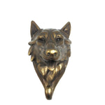 PACIFIC GIFTWARE Wild Animal Head Single Wall Hook Hanger Animal Shape Rustic Faux Bronze Decorative Wall Sculpture