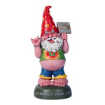 PACIFIC GIFTWARE Hippie Gnome Pot Smoking "Keep On Grass" Garden Gnome Statue 10H