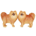 PACIFIC GIFTWARE Pomeranian Dog Salt and Pepper Shakers Set, Magnetic