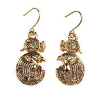 MYSTICA JEWELRY COLLECTION Egyptian Ra Golden Pewter Earrings Jewelry