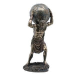 PACIFIC GIFTWARE 11.75 Inch Man with Atlas Globe Shrugged Resin Statue Figurine