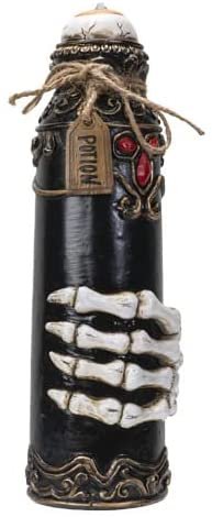 Botega Exclusive LED Skeleton Hand Potion Bottle Gothic Decor Statue Figurine 12.40” Tall