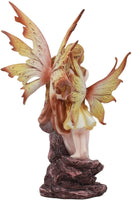 Fairy Mother Embracing Daughter Statue Fairy Garden Fantasy Collector Figurine
