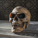 Alchemist's Omega Skull Figurine Sculpture Home Decor