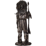 PACIFIC GIFTWARE  Indian Native American Sculpture Resin Collectible Figurine Statue