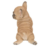 PACIFIC GIFTWARE Realistic Animal French Bulldog Puppy Collectible Home Decor Figurine