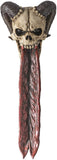 Pacific Giftware Demonic Ram Horned Skull Long Forked Tongue Stick Incense Burner Holder Gothic Halloween Decor