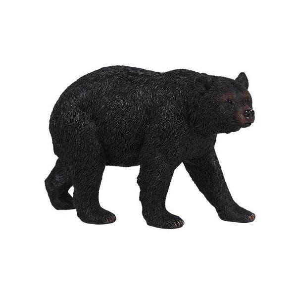 PACIFIC GIFTWARE Realistic Black Bear Walking Resin Figurine