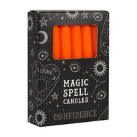 PACIFIC GIFTWARE Unscented 4 inches Tall Magic Spell Chime Candles Witchcraft Supplies for Personal Wiccan Altar, Spells, Charms & Rituals - Pack of 12