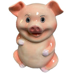 Glossy Ceramic Sculpted Cookie Jar Treat Candy Canister