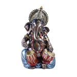PACIFIC GIFTWARE The Hindu Elephant Deity Ganesha Music Band - Sitting Ganesh Playing
