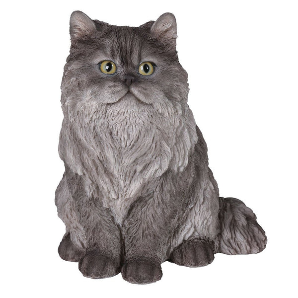 Realistic Persian Cat Collectible Home Decor Figurine