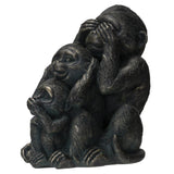 PACIFIC GIFTWARE Stacked See No Evil Hear No Evil Speak No Evil Monkeys Totem Pole Figurine Home and Garden Decoration