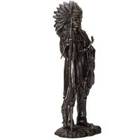 PACIFIC GIFTWARE  Indian Native American Sculpture Resin Collectible Figurine Statue