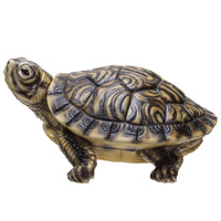 PACIFIC GIFTWARE Realistic Yellow Belly Turtle Resin Figurine