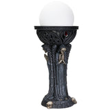 BOTEGA EXCLUSIVE Gothic Fallen Angel of Death Demonic Satan Worshiper Round Orb Table Lamp Decorative Accent