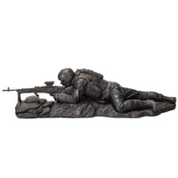 Pacific Giftware America's Finest Brave Soldier Laying Low Military Heroes Collectible Figurine