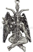 BOTEGA EXCLUSIVE Baphomet Figurine Satanic Pagan Demon Occult Goat of Mendes Statue Necklace
