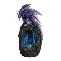PACIFIC GIFTWARE Blue Dragon Backflow Incense Tower Collectible Figurine