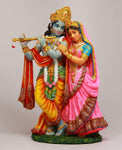 Krishna and Radha Mythological Indian Statue Figurine