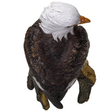 PACIFIC GIFTWARE American Bald Eagle Perching on Tree Branch Resin Figurine Statue