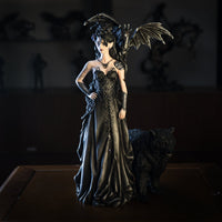 NENE THOMAS Mistress of Lycani with Winged Dragon and Bear Resin Figurine Statue