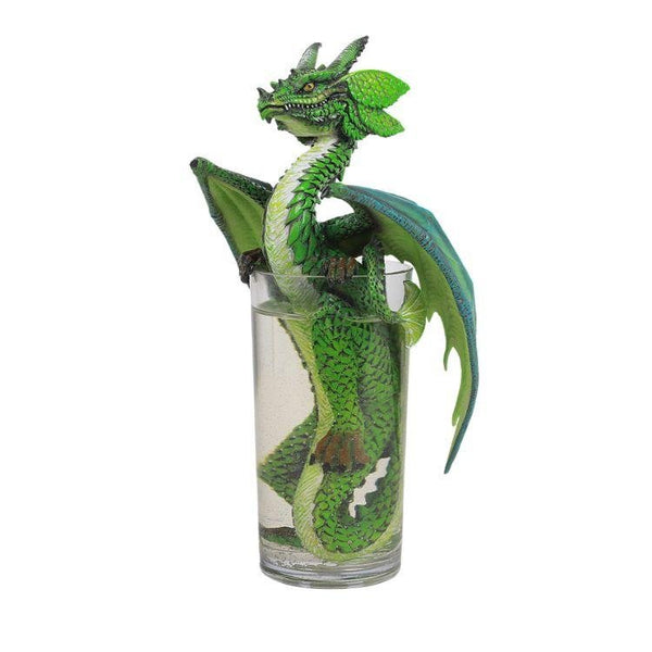 STANLEY MORRISON Liquor Mojito Winged Dragon Resin Figurine