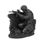 PACIFIC GIFTWARE America's Finest Brave Soldier Holding Position Military Heroes Collectible Figurine